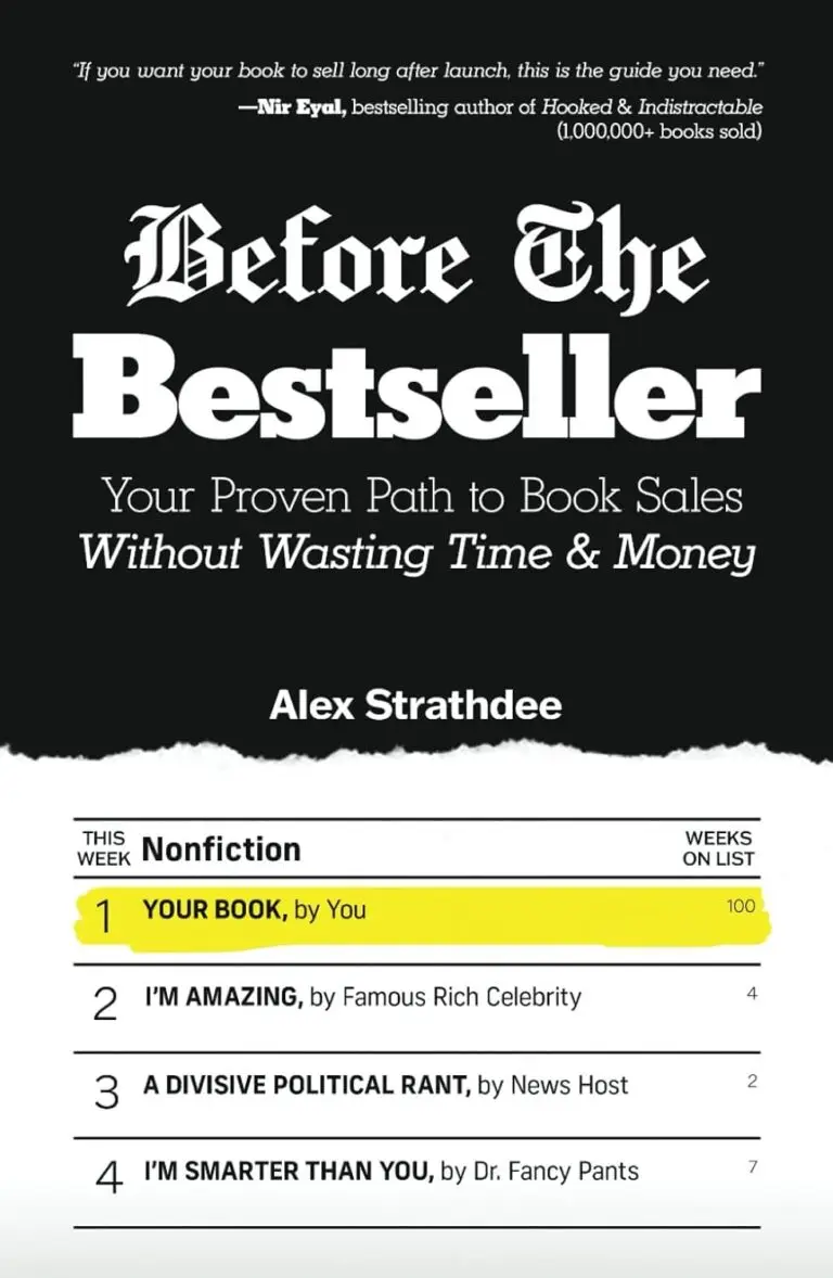 Before the Bestseller by Alex Strathdee