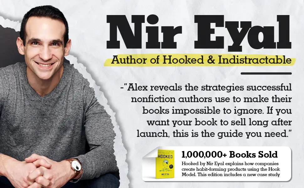 Most authors think their job is done when they finish writing. They're wrong. In Before The Bestseller, Alex Strathdee reveals the strategies successful nonfiction authors use to make their books impossible to ignore. If you want your book to sell long after launch, this is the guide you need. - Nir Eyal, author of Hooked & Indistractable (1+ million books sold)
