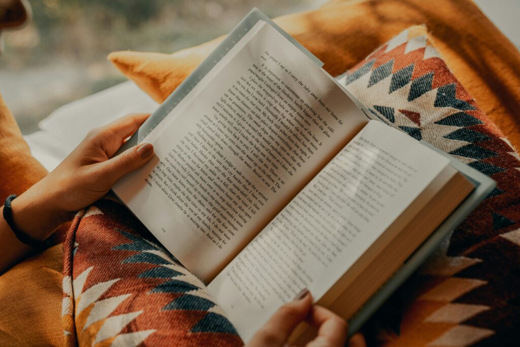 Reading a physical copy of a book feels more personal