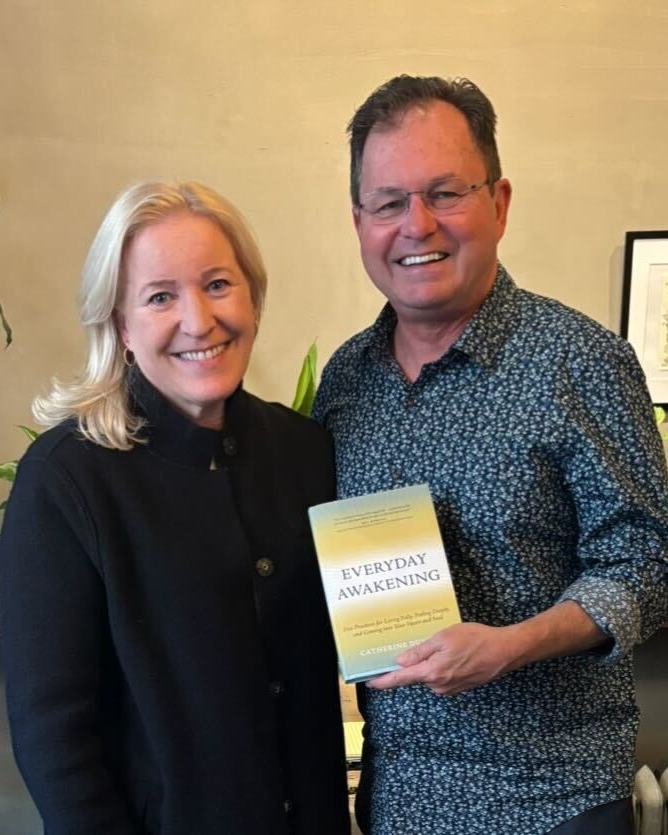 Steve Sarner, SVP of Author Success at ShelfLife, with author Catherine Duncan